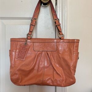 Authentic coral pink Coach bag - Style Z19600